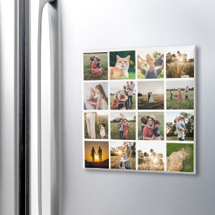 Photo Collage Personalised Magnet