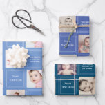 Photo Collage Personalised Template Wrapping Paper Sheet<br><div class="desc">Customisable gift wrap paper - you can add your own photos and text .. personalised wrapping paper roll from Ricaso - designed with spaces for your own photographs wrapping paper sheets from Ricaso</div>