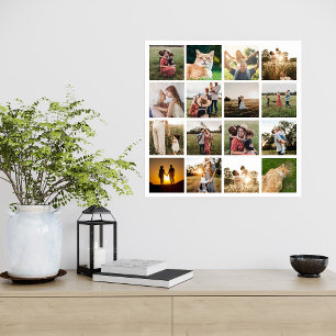 Photo Collage Personalized Family Poster
