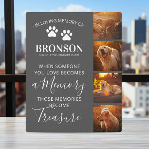 Photo Collage - Pet Memorial Keepsake Plaque