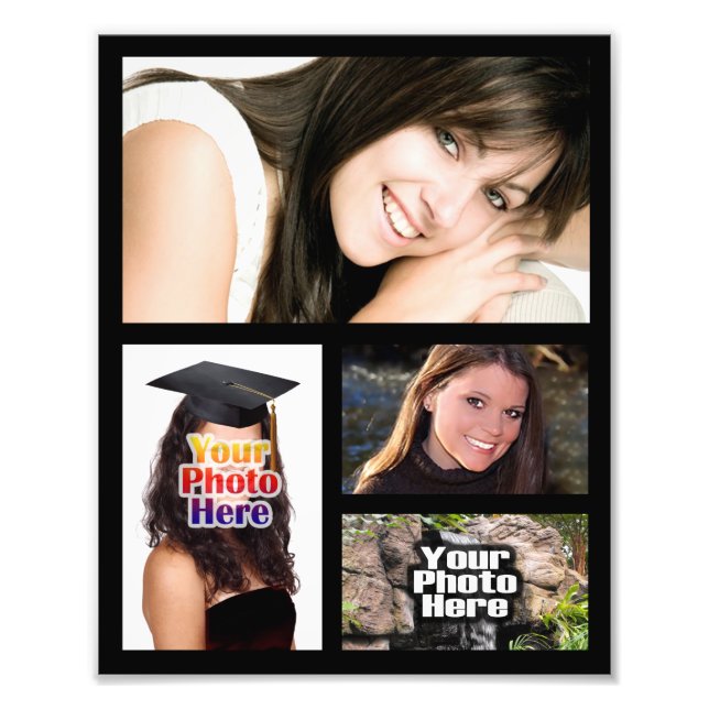 Photo Collage Print, Four Pictures 8x10 or Other.. Print (Front)