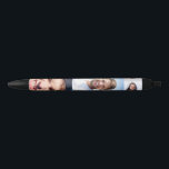 Photo Collage Put Your Face On a Black Ink Pen<br><div class="desc">Create a pen you can truly claim as your own, when you add your face (or any photos you like) to this pen. It has an all over collage print that's ready to be customised with up to 4 photos. The collage is best suited to vertical orientated or portrait orientated...</div>