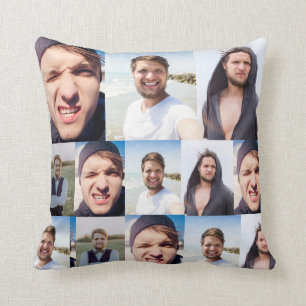 Photo Collage Put Your Face On a Cushion