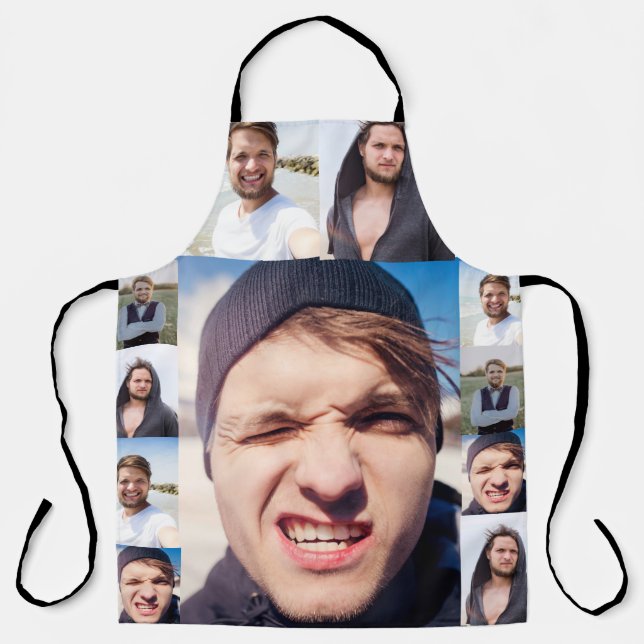 Photo Collage Put Your Face On an Apron (Front)