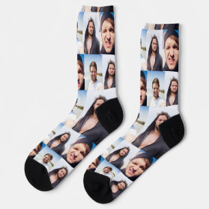 Photo Collage Put Your Face On Socks