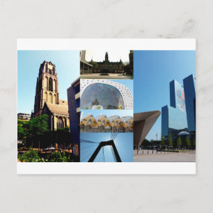 Photo collage Rotterdam 1 Postcard