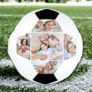 Photo Collage Simple Elegant Picture Soccer Ball