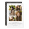 Photo collage simple graduation announcement