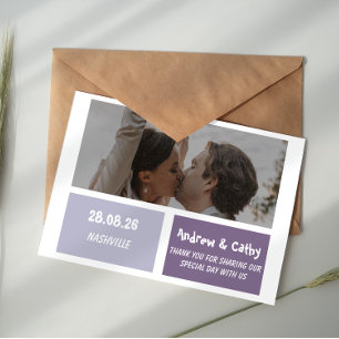 Photo Collage Thank You Card