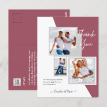 Photo Collage THANK YOU Wedding/Baby/Graduate/ANY