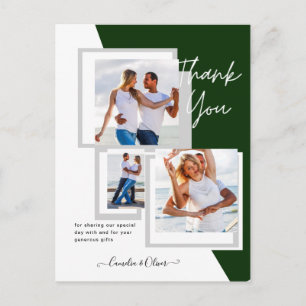Photo Collage THANK YOU Wedding/Baby/Graduate/ANY Postcard