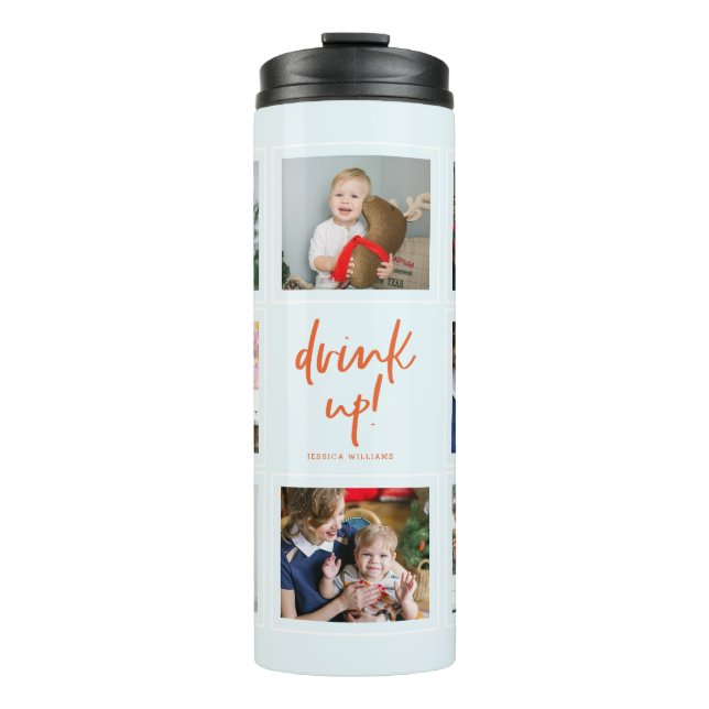 Photo Collage Thermal Tumbler (Front)