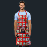 Photo Collage Unique Personalised Apron<br><div class="desc">Photo Collage Unique Personalised apron from Ricaso - please be aware of the positioning of the top photos so you get the look you desire</div>
