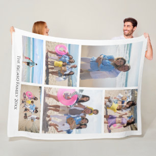 Photo Collage  Unique Personalised DIY Custom Fleece Blanket