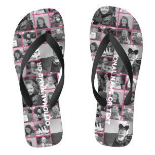 Photo Collage - Up to 14 photos Pink Thongs