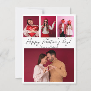 Photo Collage Valentine's Day Card