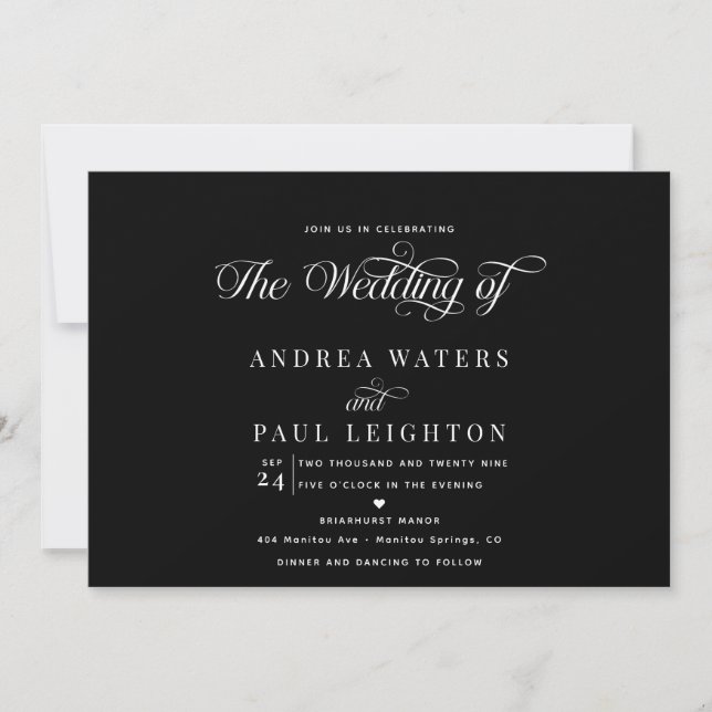 Photo Collage Wedding | Qr Code Invitations (Front)