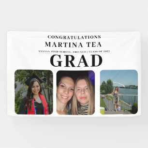 Photo Collage  Welcome Graduation Banner