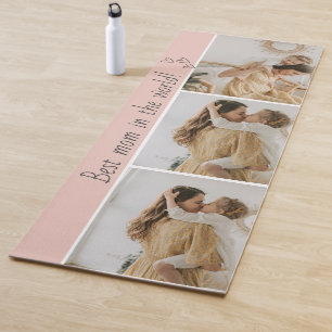 Photo Collage Yoga Mat – Best Mum in the world