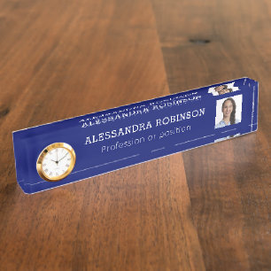 Photo Company Position Desk Name Plate