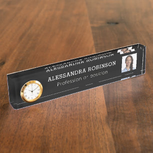 Photo Company Position Nameplate