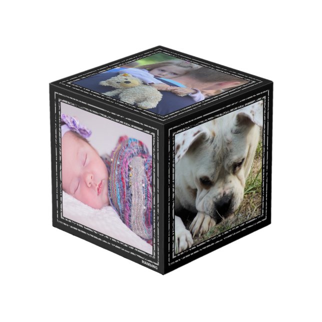 Photo Cube - Black  Frames - HAMbWG (Front Angled)
