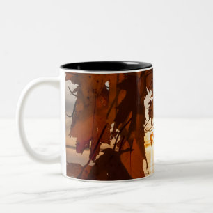 photo cup maple leaves