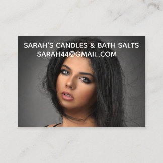 Photo custom business card