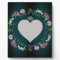 Photo Custom Floral Heart Wedding Anniversary  