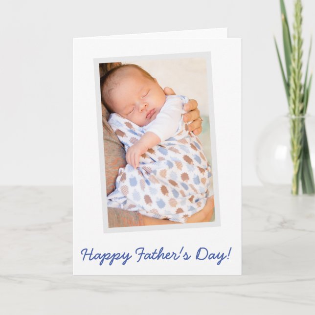 PHOTO Custom Happy Fathers Day Cards (Front)