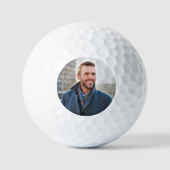 Photo Custom Personalise Golf Balls (Front)