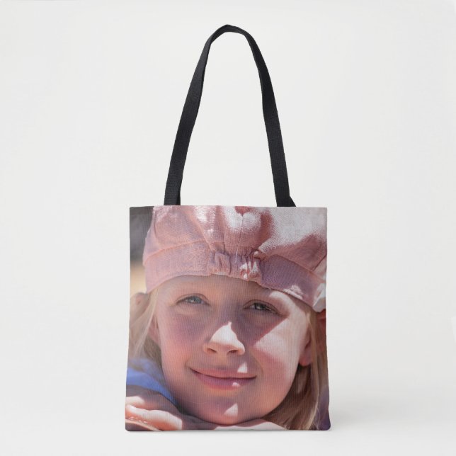 PHOTO CUSTOM TOTE BAG (Front)