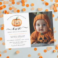 Photo Cute Little Pumpkin First Birthday Party