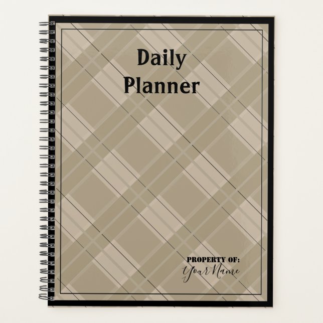Photo Daily Planner - Any Colour - HAMbWG (Front)