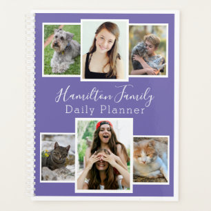 Photo Daily Planner - Purple Lavender HAMbyWG