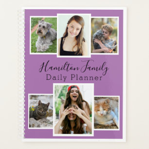Photo Daily Planner - Purple Plum HAMbWG