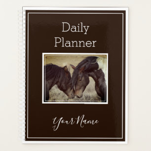 Photo Daily Planner with Horses - HAMbWG