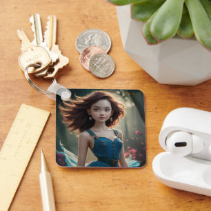 Photo Dancing Princess Keychain