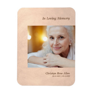 Photo Dear One Remember Faux Metallic Effect Magnet