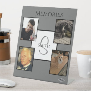 Photo Display - HAMbyWG - Any Colour Pedestal Sign