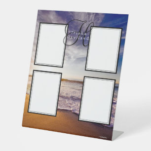 Photo Display - HAMbyWG Beach Shore Pedestal Sign