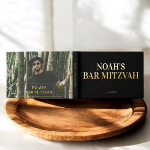 Photo Elegant Bar Mitzvah Guest Book