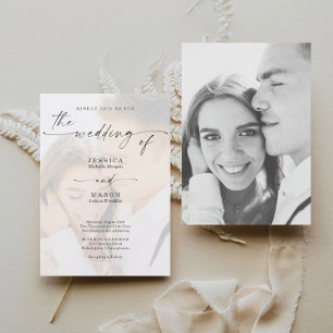 Photo Elegant Photo Wedding Invitation