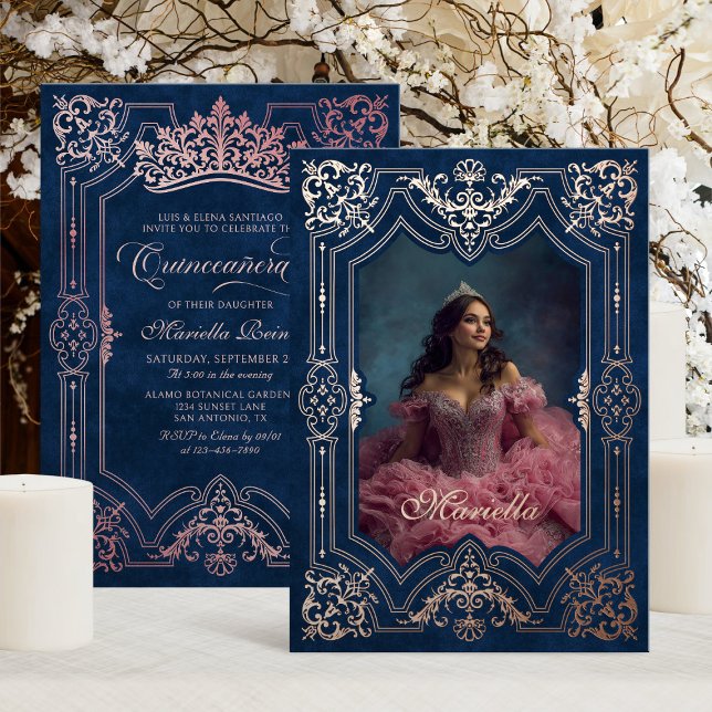 Photo Elegant Pink Crown Tiara Royal Quinceanera  (Creator Uploaded)