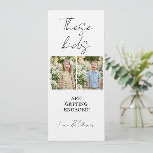 Photo Engagement Party "These Kids Are Engaged" Invitation