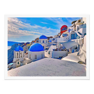 Photo Enlargement Greece santorini Print