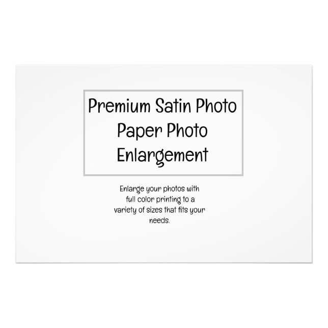 Photo Enlargements - Custom Wall Photo Prints (Front)