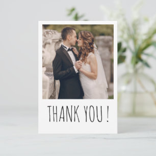 Photo Eucalyptus Greenery Wedding Thank You Card