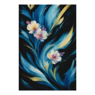 Photo Expansion Abstract Flowers Color Design Print