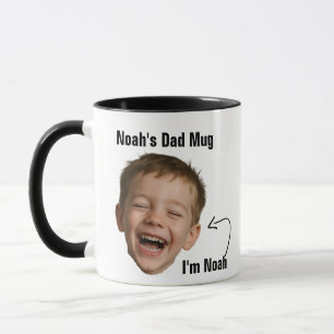 Photo Face Dad Mug -Funny Saying Joke Slogan Gift 